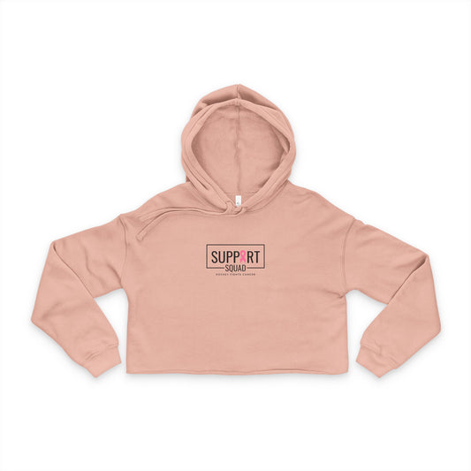 Support Squad Women's Cropped Hoodie, Casual Sweatshirt, Stylish Hoodie