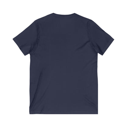 Hockey Girl V-Neck Tee - Unisex Short Sleeve Shirt for Hockey Fans