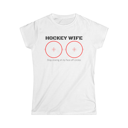 Funny Hockey Wife Graphic Tee - Fun Casual T-Shirt for Sports Lovers