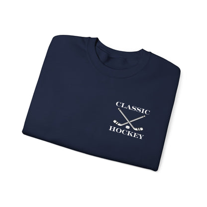 Classic Hockey Crewneck Sweatshirt, Cozy Sweatshirt for Hockey Fans, Birthday Gift, Sports Apparel, Unisex Sweatshirt