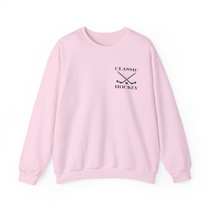 Classic Hockey Crewneck Sweatshirt, Cozy Sweatshirt for Hockey Fans, Birthday Gift, Sports Apparel, Unisex Sweatshirt