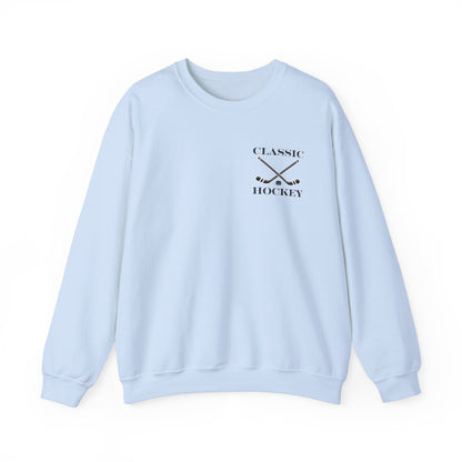 Classic Hockey Crewneck Sweatshirt, Cozy Sweatshirt for Hockey Fans, Birthday Gift, Sports Apparel, Unisex Sweatshirt