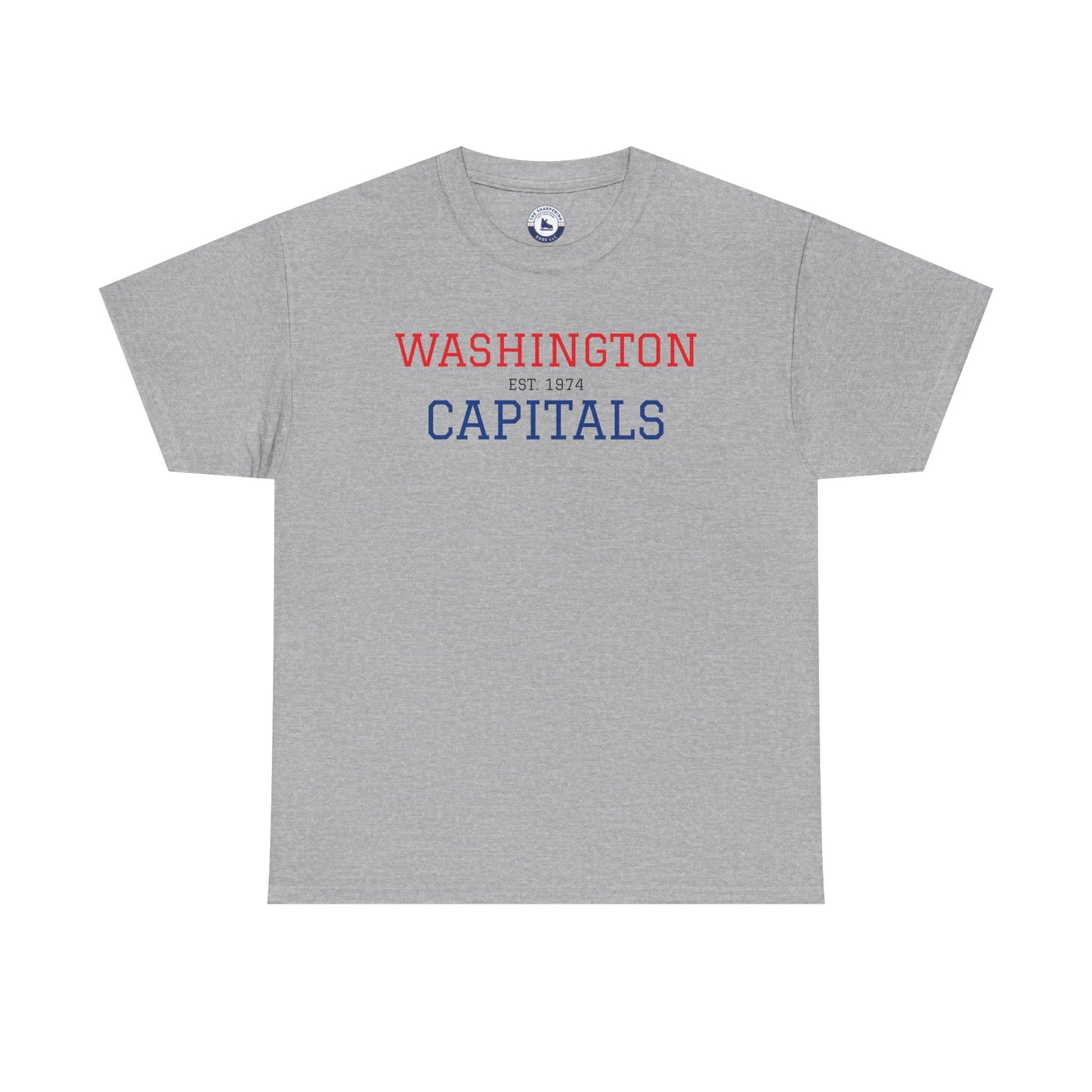 Washington Capitals Unisex Heavy Cotton Tee, Sports Fan Shirt, Hockey Tee, Gift for Him/Her, Casual Wear