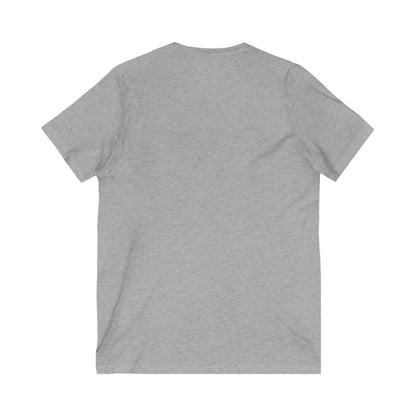 Hockey Girl V-Neck Tee - Unisex Short Sleeve Shirt for Hockey Fans