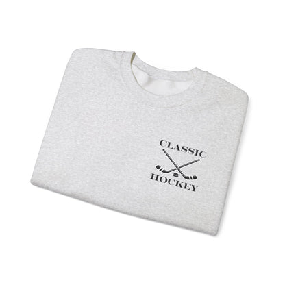Classic Hockey Crewneck Sweatshirt, Cozy Sweatshirt for Hockey Fans, Birthday Gift, Sports Apparel, Unisex Sweatshirt