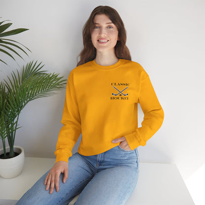Classic Hockey Crewneck Sweatshirt, Cozy Sweatshirt for Hockey Fans, Birthday Gift, Sports Apparel, Unisex Sweatshirt