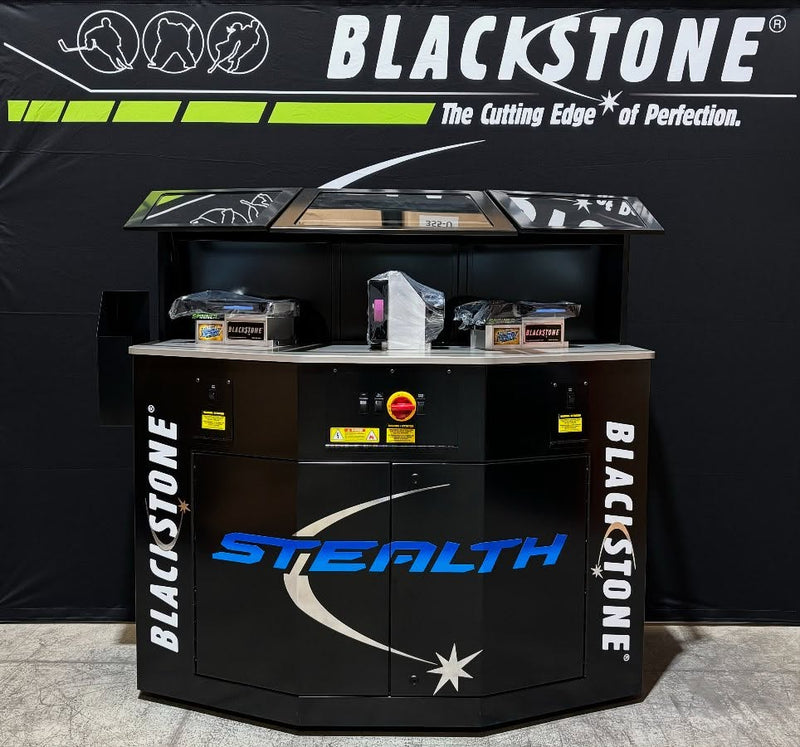 The Blackstone Sports Stealth sharpening machine at TSD