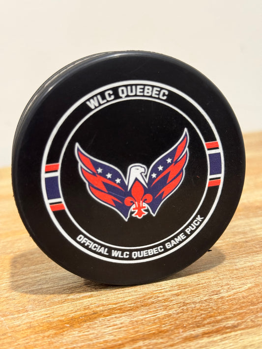Caps Quebec Official Game Puck