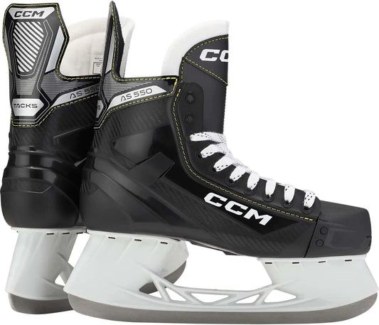 CCM Hockey Tacks AS-550 Senior Adult Ice Hockey Skates (Skate Size 8 (Shoe Size 9.5))