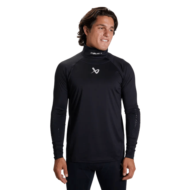 Bauer Neck Compression Shirt Senior - The Sharpening Dude - Player Base Layer