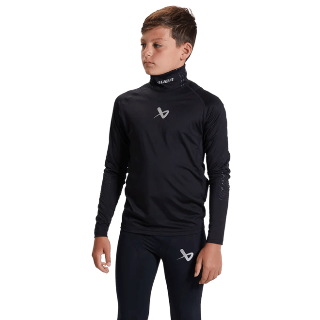 Bauer Neck Compression Shirt Youth - The Sharpening Dude - Player Base Layer