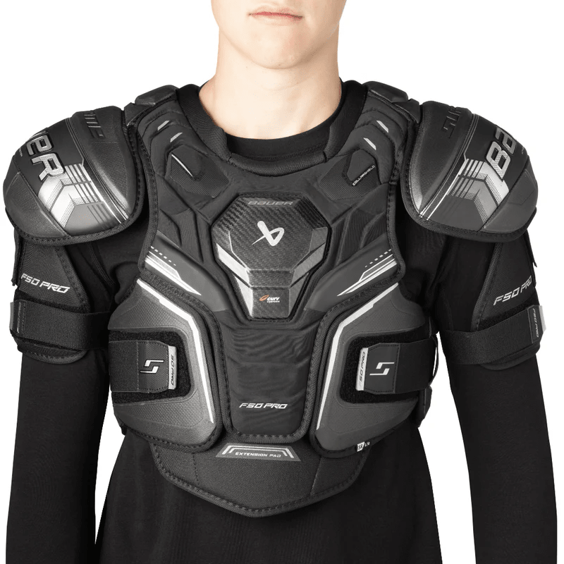Bauer Supreme F50 Pro Shoulder Pad Junior - The Sharpening Dude - Shoulder Pads