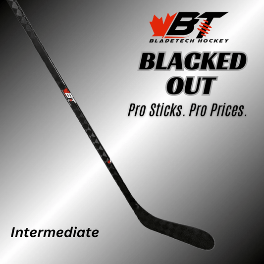 Bladetech Blackout Stick (Intermediate) - The Sharpening Dude - Hockey Sticks