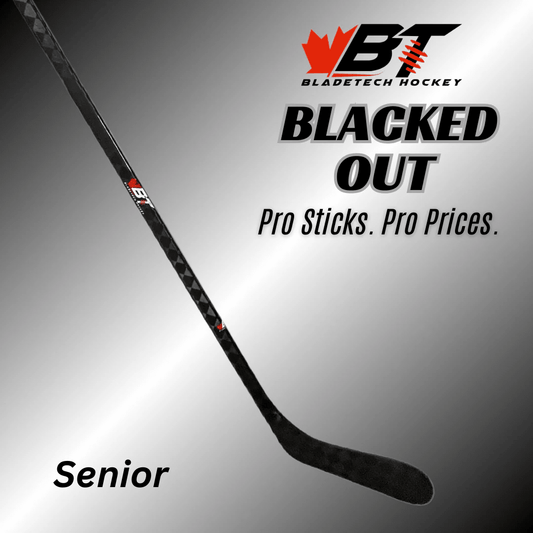 Bladetech Blackout Stick (Senior) - The Sharpening Dude - Hockey Sticks