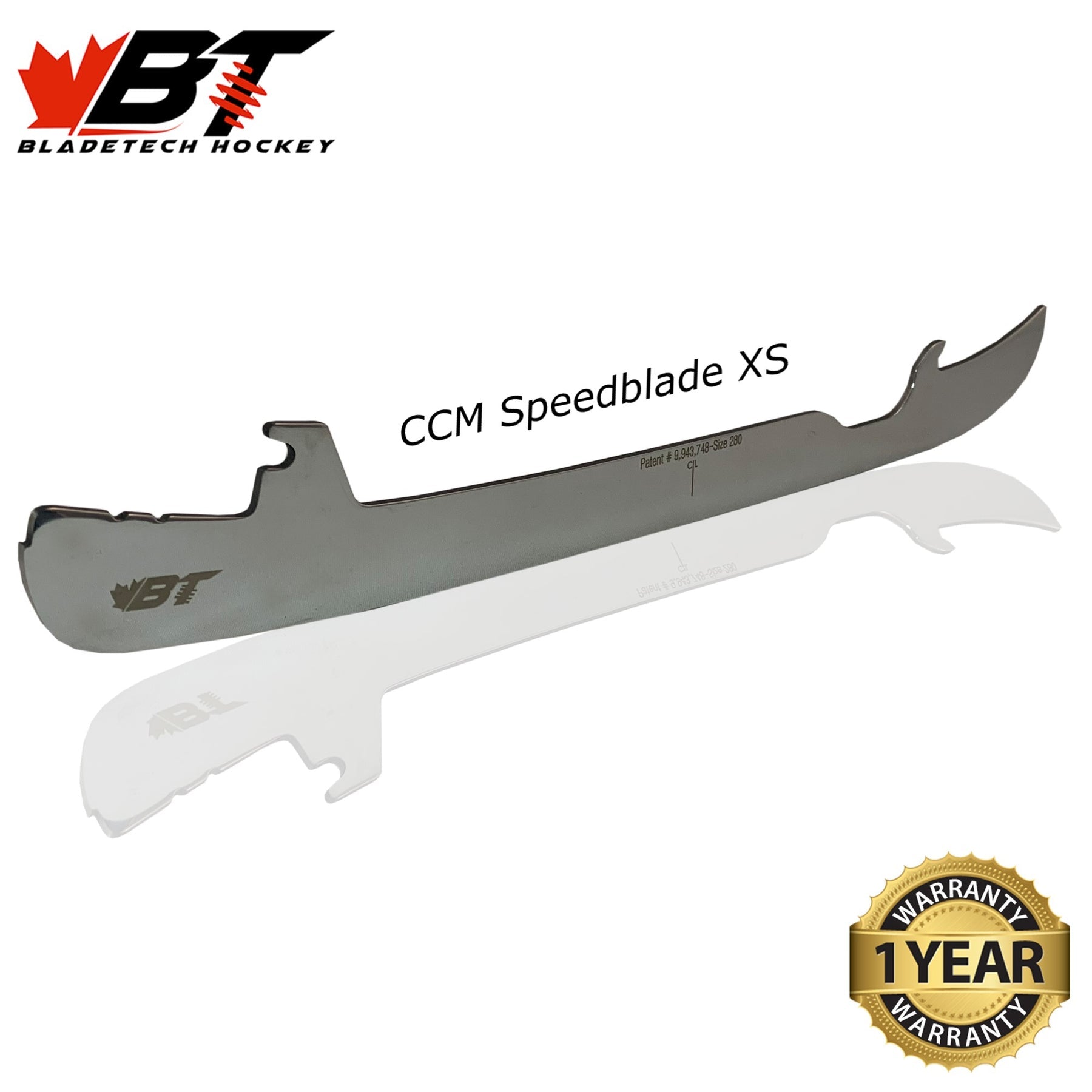 Bladetech Mirror Finish CCM XS (In Stock | Quick Ship) - The Sharpening Dude - Skate Steel / Runners