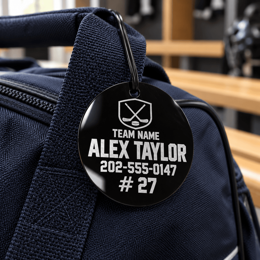 Fully Customized Bag Tag - The Sharpening Dude - Bag Tags