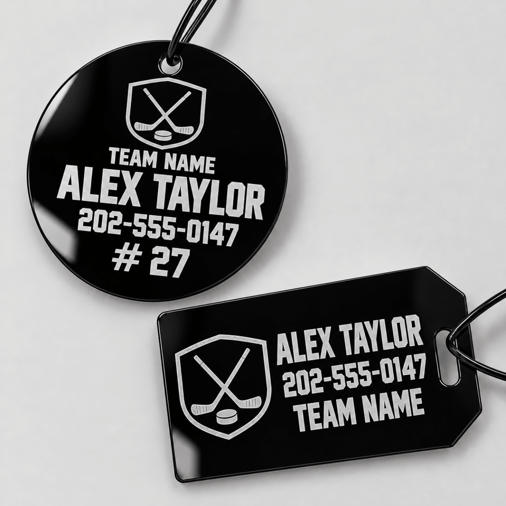 Fully Customized Bag Tag - The Sharpening Dude - Bag Tags