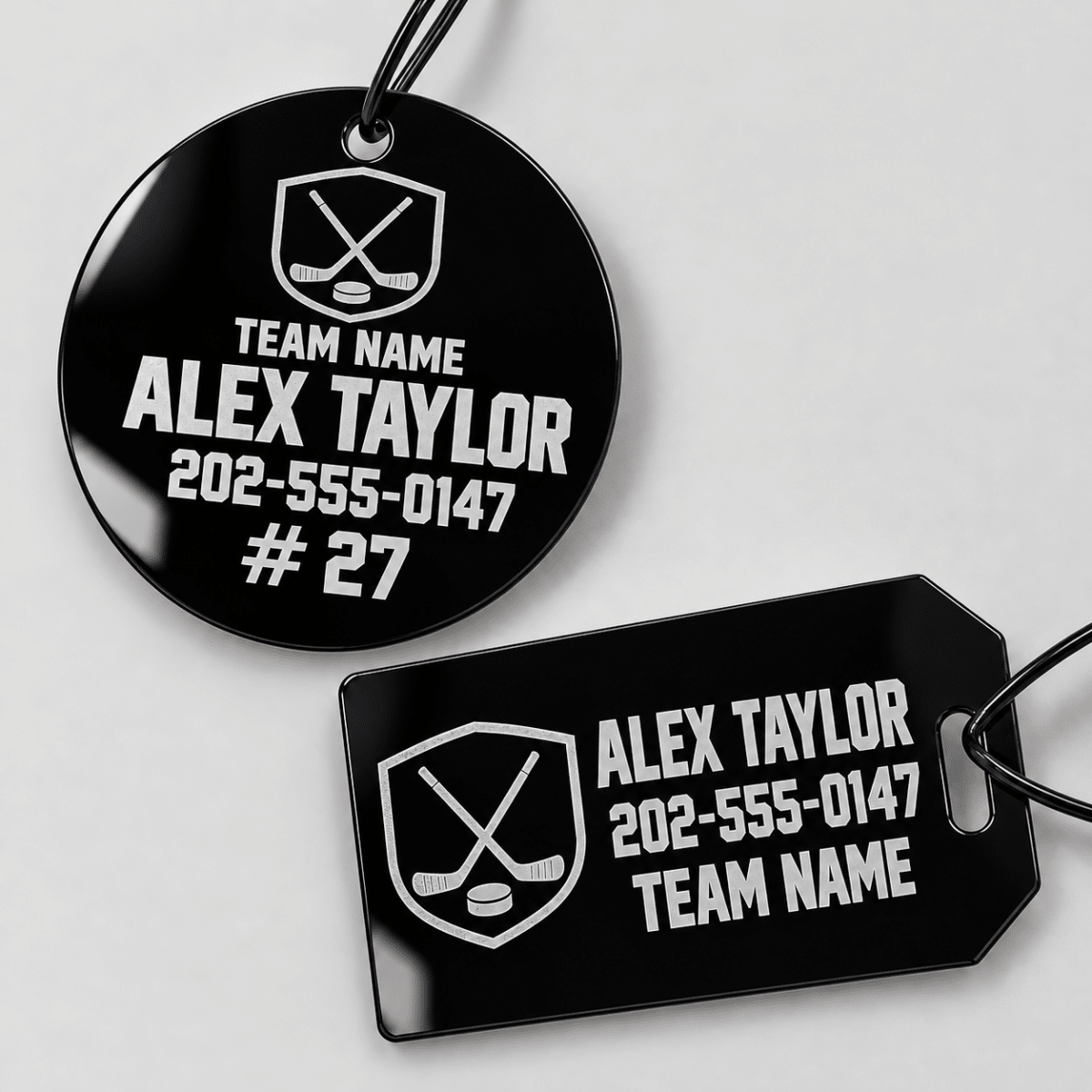 Fully Customized Bag Tag - The Sharpening Dude - Bag Tags