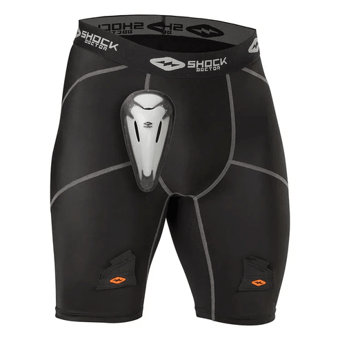 Shock Doctor Compression Jock Shorts w/ BioFlex Cup – Boys & Men - The Sharpening Dude - Protective Gear