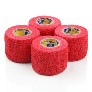 HOWIES RED STRETCHY GRIP HOCKEY TAPE